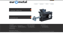 Desktop Screenshot of eurometal.co