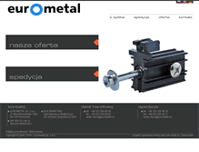 Tablet Screenshot of eurometal.co