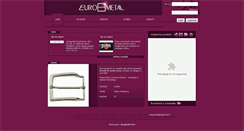 Desktop Screenshot of eurometal.it