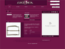 Tablet Screenshot of eurometal.it
